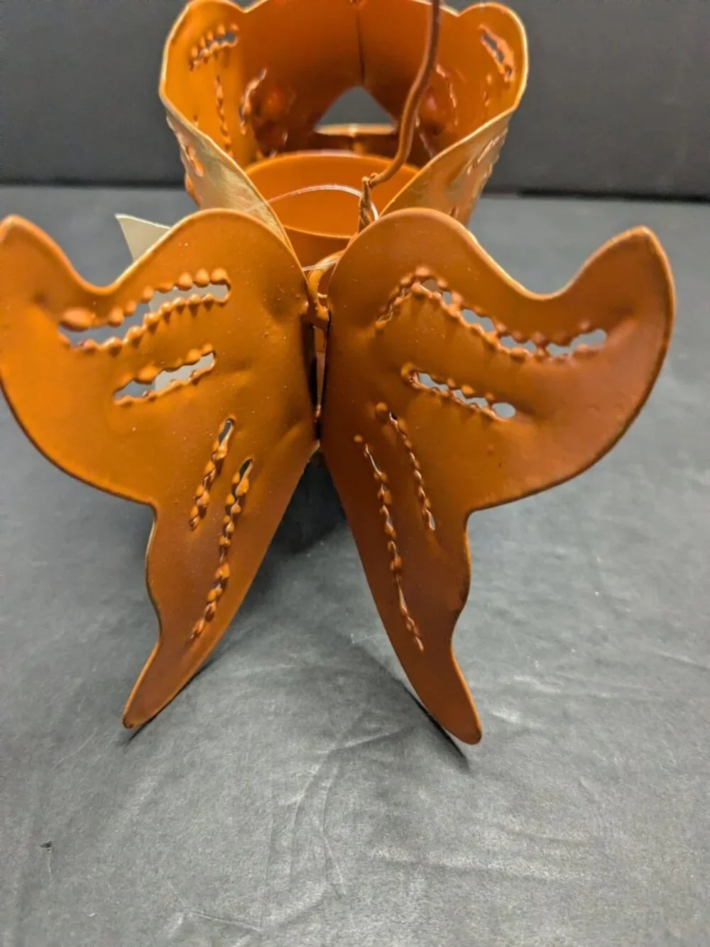 Metal Seahorse & Goldfish Tealight Candle Holders Handcrafted Whimsical Beach